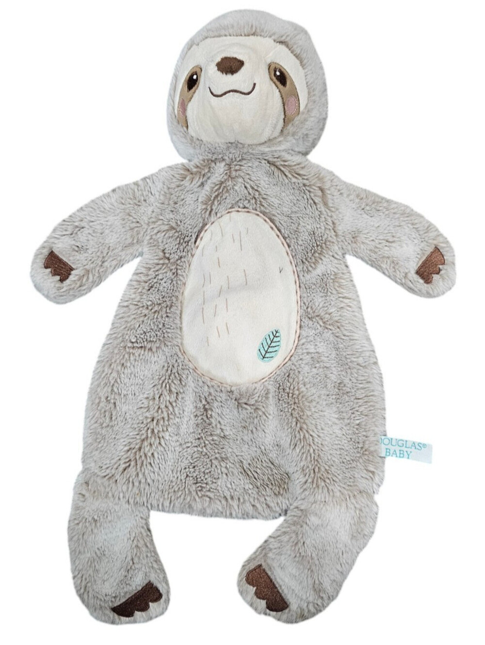 Douglas Baby sloth Sshlumpie plush stuffed animal lovey Gray Security Toy